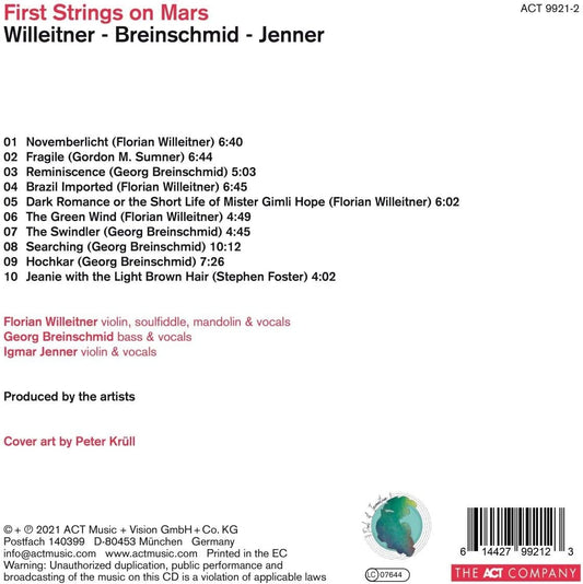 Florian Willeitner First Strings on Mars - CD