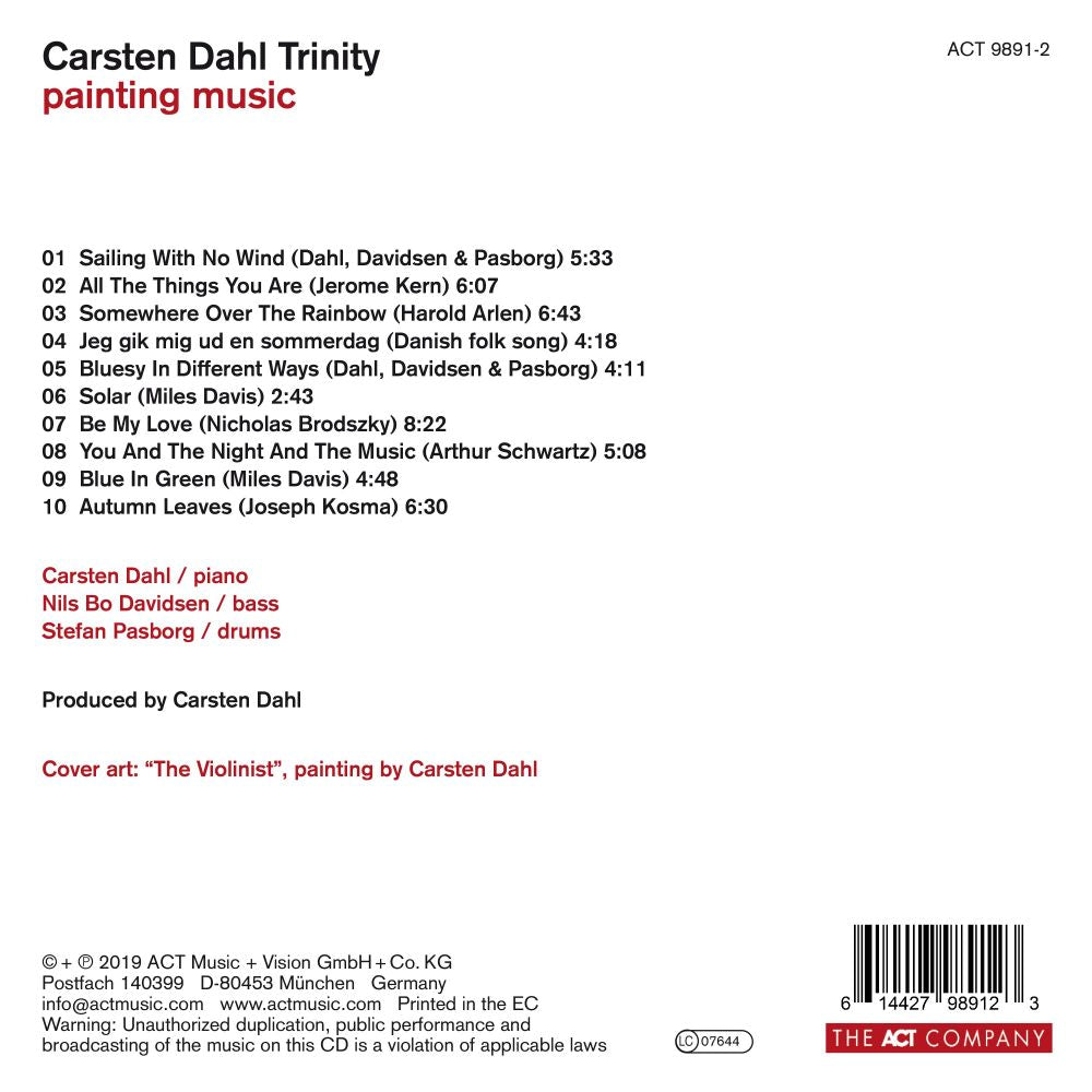 Carsten Dahl Trinity - painting music - CD