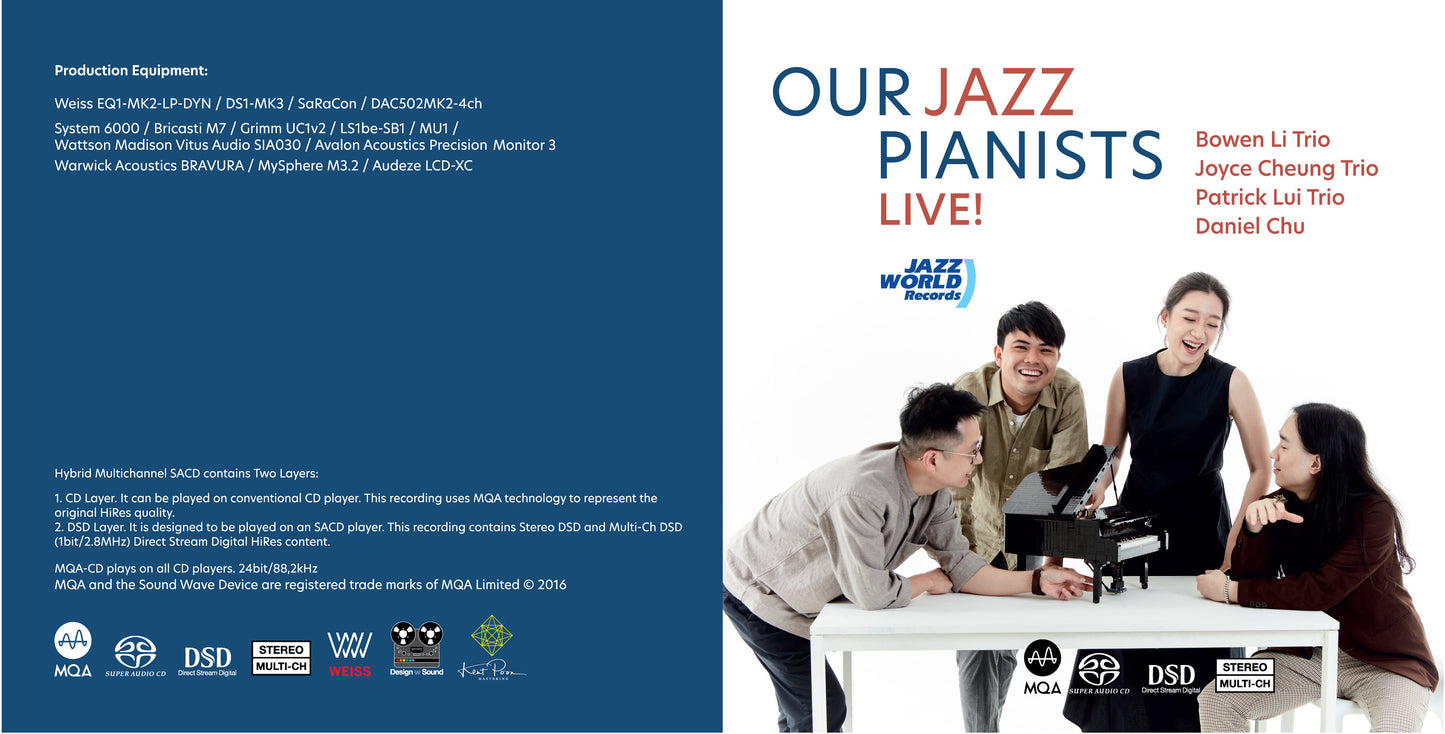 Our Jazz Pianists LIVE! - Hybird SACD/CD
